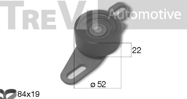 TREVI AUTOMOTIVE Zobsiksnas komplekts KD1487